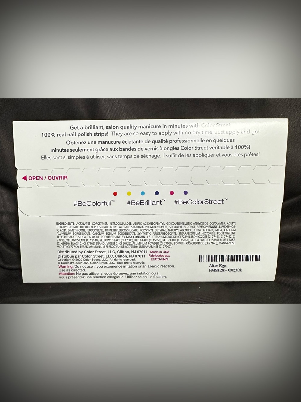 COLORSTREET “ALTER EGO” 100% NAIL POLISH STRIPS - BRAND NEW SEALED! - Picture 15 of 16